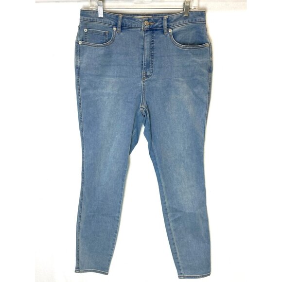 Vintage Free People We The Free Curvy High Rise Super Skinny Jeans Size 31 x 28 - Picture 1 of 10